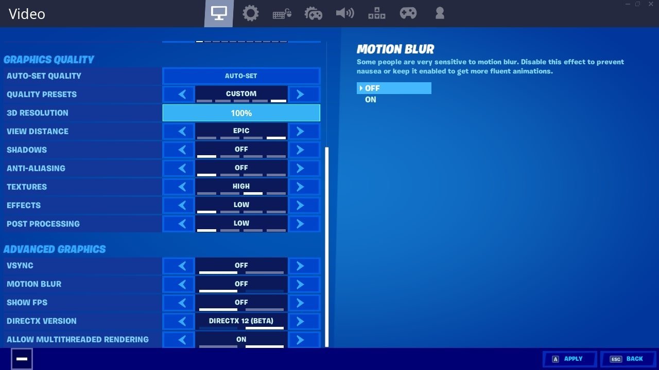 Fortnite Br Best Graphics Settings For High Fps Gaming