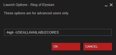 steam launch options