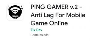 إصدار pinger 2 fix lag في pubg mobile