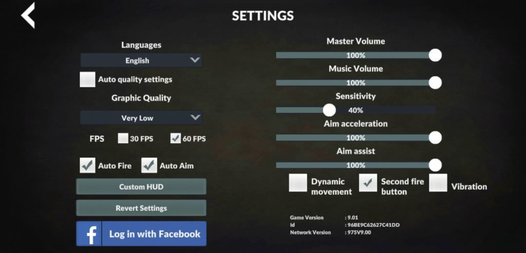 graphics settings critical strike