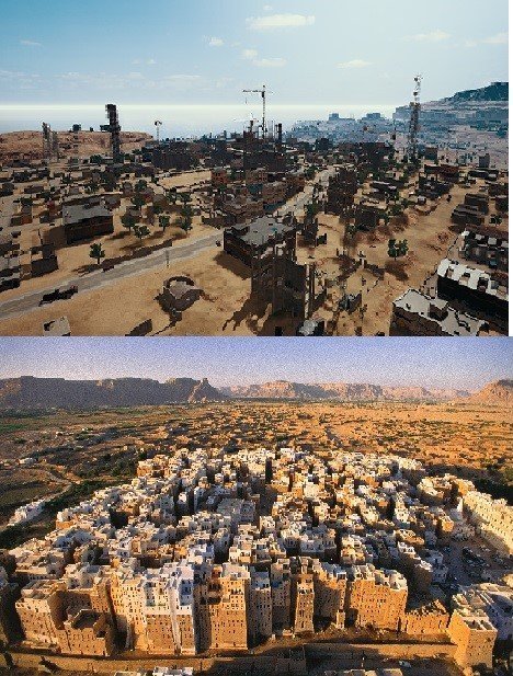 Los Leones, Miramar, Real world Location pubg Mud Scraper city, Yemen.