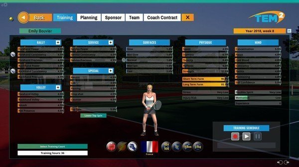 Tennis elbow manager 2 Tennis manager simulation games