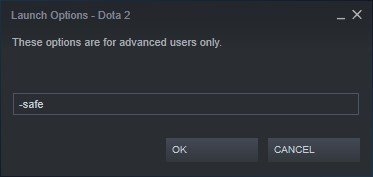 How To Start Dota 2 In Safe Mode Fix Crashes Issues In Dota 2