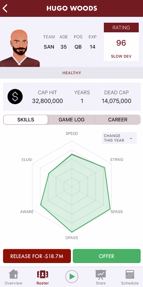 ios sports management games