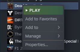steam launch settings dead frontier 2