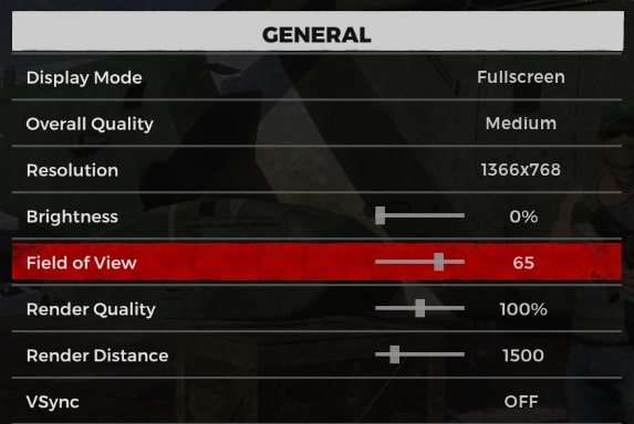 h1z1 graphics settings to fix lag