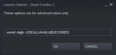 steam launch options dead frontier 2