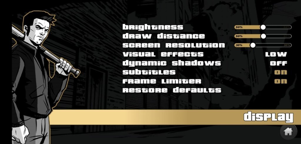 gta 3 graphics settings android ios