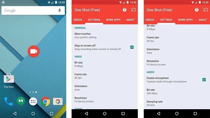 One-Shot Screen Recorder