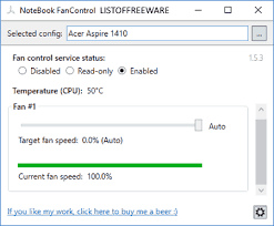 NoteBook FanControl: